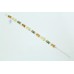 Handmade 925 Sterling Silver Natural multi color Amber Gemstone Bracelet 9'